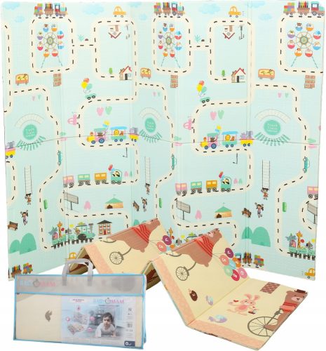  PÄDAGOGISCHE SCHAUMSTOFFMATTE, FALTBAR FÜR KINDER, GROSSER BABYMAM-SCHAUMSTOFF 150x200