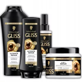    Gliss Ultimate Repair Shampoo Mask Conditioner für stark geschädigtes Haar