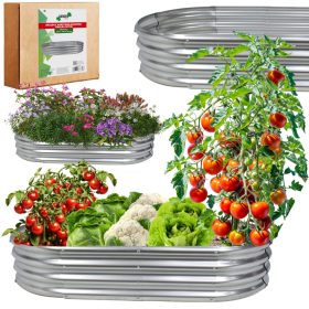  Mini-Gewächshaus 140 cm x 60 cm, verzinkter Stahl