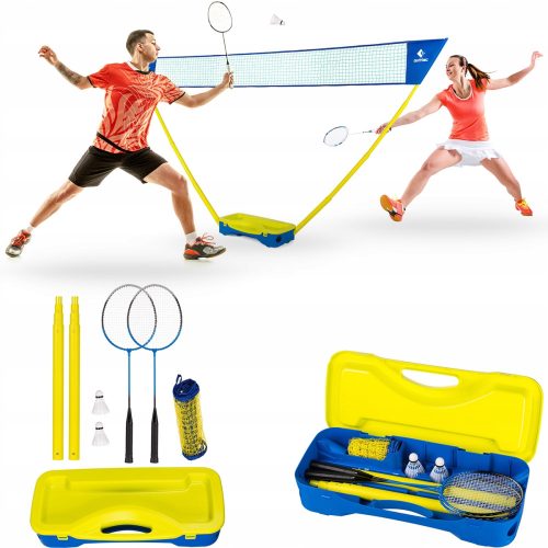 Federball, Schnur, Abdeckung, Schläger, Netz, Pfosten, Federballset, Outtec 66051 Schlägerset mit Federball