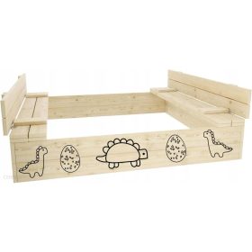 Personalisierte Sandkasten-Dinosaurier 120