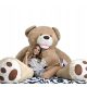  GROSSER TEDDYBÄR Maskottchenspielzeug Großer Teddybär 200 Hellbraun #Für Geschenk