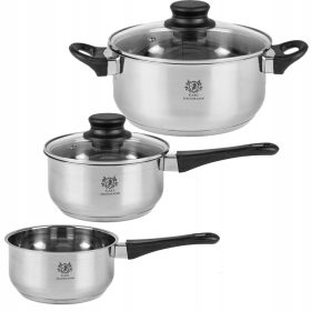  Karl Hausmann FLEX Topfset, Edelstahl, 5-tlg.