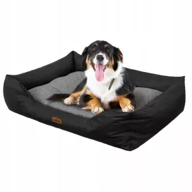  Hobbydog Hundesofa, Grautöne, 114 cm x 84 cm