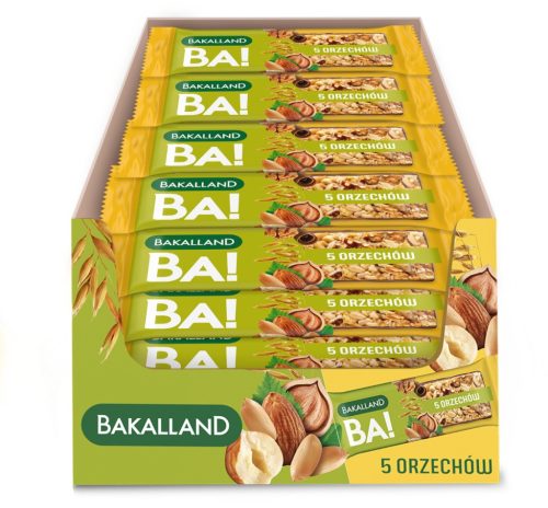 Bakalland BA! Riegel mit 5 Nusssorten - Energie für den Tag