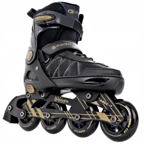  RAVEN Expert Gold Inlineskates 43-46 Gummi