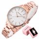  Perfekte Damenuhr ARIES Armband, Gold Classic + BOX + GRAVUR