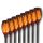  Global-Store eingebettete Solarlampe schwarz 52 cm 8 Stk.