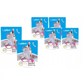    Silikon-Katzenstreu Cat Sand Micro PH Control Farbwechsel 3,8l