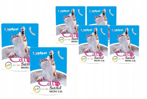  Silikon-Katzenstreu Cat Sand Micro PH Control Farbwechsel 3,8l