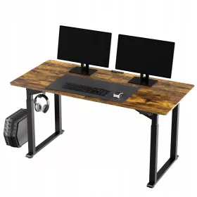    Rechteckiger Schreibtisch Ultradesk 160 x 75 x 116 cm schwarz