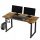  Rechteckiger Schreibtisch Ultradesk 160 x 75 x 116 cm schwarz