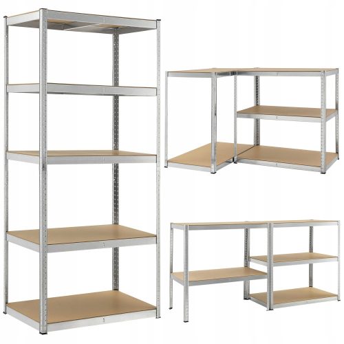 Springos Lagerregal aus Metall, 180 x 90 x 40 cm, max. 175 kg pro Regal