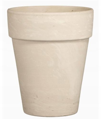  Spang Blumentopf 26 cm x 22 x 26 cm Durchmesser 22 cm Keramiktöne in Grau und Silber