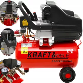 Kraft&Dele KD400 Ölkompressor 24 l 8 bar