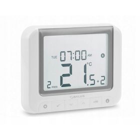    SALUS RT520 KABELGEBUNDENER WÖCHENTLICHER AUFPLATTENMONTIERTER LCD-TEMPERATURREGLER