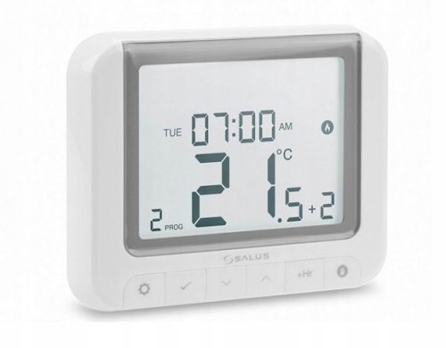  SALUS RT520 KABELGEBUNDENER WÖCHENTLICHER AUFPLATTENMONTIERTER LCD-TEMPERATURREGLER