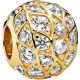  Charms Perle 100 % 925er Silber vergoldet @ 100