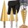 Stufenkegelbohrer, 3 Stück, Stahl, Satz 4-32 mm, für Holz, Blech