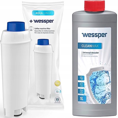  Wessper Cleanmax 1 L + 2× Wessper AquaLunga WES039 Filtereinsatz 1 Stk.