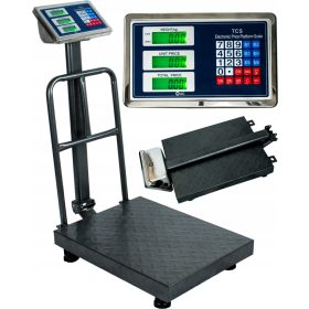   LADENWAAGE 300KG 45X60 MIT VERSTÄRKTER RÜCKENLEHNENPLATTFORM