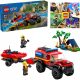  LEGO City 604126 LEGO CITY 60412 OFF-ROAD-FEUERWEHRWAGEN MIT RETTUNGSBOOT BLÖCKE GESCHENK + LEGO KATALOG 2024 NEU