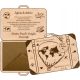  HOCHZEITSKARTE AUS HOLZ, GELDKOFFER, Hochzeits-Souvenirgeschenk