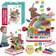  MONTESSORI-SET MIT KLAVIER UND CUMMER MULTIFUNKTIONALEM EULENSPIELZEUG