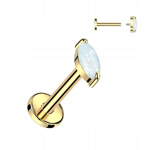  FÜR BART-LIPPEN-LABRET! OPAL TYTAN G23