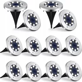  Steck-Solarlampe DDK silber 12,6 cm 12 Stk.