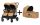  Euro-Cart Zwillingskinderwagen Kinderwagen für Zwillinge Euro-Cart Doblo Euro-Cart + LEICHTER WEICHER GONDOL-BABYEINSATZ FÜR CAMEL KINDERWAGEN EUROCART DOBLO