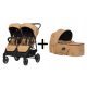  Euro-Cart Zwillingskinderwagen Kinderwagen für Zwillinge Euro-Cart Doblo Euro-Cart + LEICHTER WEICHER GONDOL-BABYEINSATZ FÜR CAMEL KINDERWAGEN EUROCART DOBLO