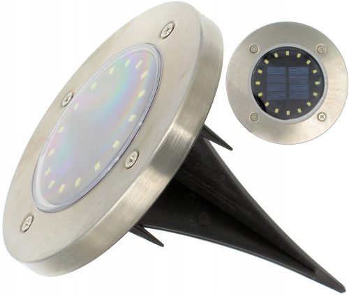  Einbau-Solarleuchte ACS silber 13,5 cm 4 Stk.