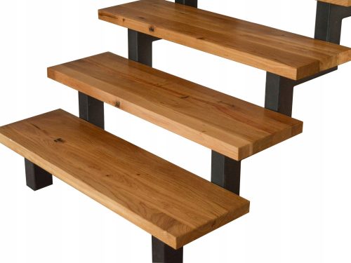 HOLZTREPPEN, Eichenstufen, Stufen 100x30x4