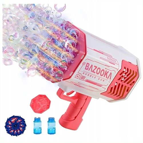 BUBBLE PISTOLE BUBBLE MACHINE AUTOMATISCH + FLÜSSIGE 130ML SEIFENBLASEN