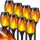  SILVERSHARKY eingebettete Solarlampe, schwarz, 50 cm, 8 Stk.