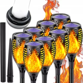  Vergionic eingebettete Solarlampe, schwarz, 50,5 cm, 1 Stk.