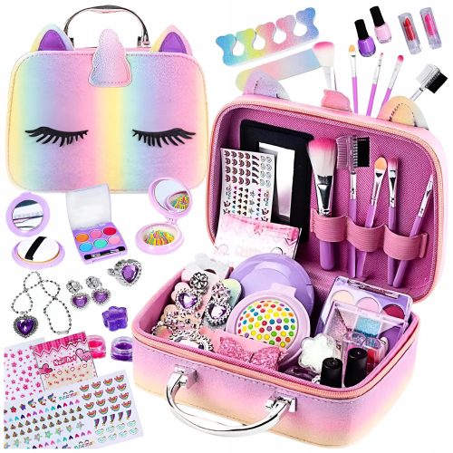  GROSSES SET NAGEL-MAKE-UP-KOSMETIK-MAKE-UP FÜR KINDER, XXL-BOX