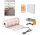 HEIZMATTE HEIZSET 150W/M2 2M2/H 607 WIFI WEISS