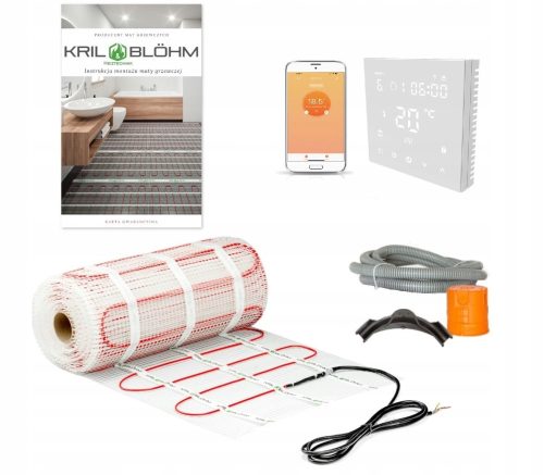 HEIZMATTE HEIZSET 150W/M2 2M2/H 607 WIFI WEISS