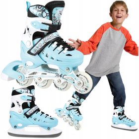    4in1 Nils Extreme NH10905 Inlineskates, blau, Größen 39-42