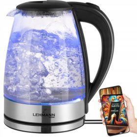  Lehmann Aqua Glass 10 Wasserkocher 2200 W 2 l transparent