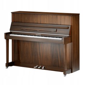  Klavier W.Hoffmann T122 Nussbaum matt + Chrom