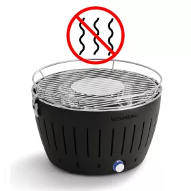  RAUCHFREIER LOTUS TRAGBARER HOLZKOHLE-GARTENGRILL