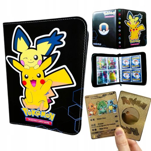  POKéMON-BINDER FÜR 400 KARTEN MIT SCHIEBERGRIFF, ALBUM FÜR KLASSIFIZIERTE KARTEN
