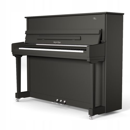  mattes Klavier Kayserburg Atelier 120 EU mattschwarz + chrom