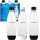  FLASCHENSET FLASCHEN FÜR SODA STREAM SATURATOR 3 Stück 1L FLASCHE FÜR WASSER