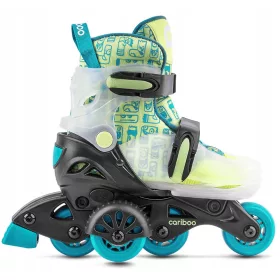    CARIBOO STEP 1 Kinder-Rollschuhe zum Erlernen des Fahrens -XS