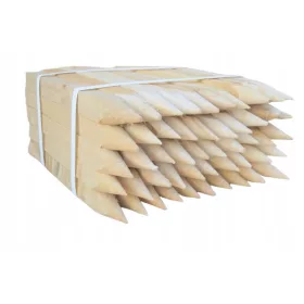 Geodätischer Stab Holzprodukte Holz 25 cm x 25 mm 50 Stk.