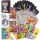  POKEMON-KARTEN 3in1 165 Stück RAINBOW BLACK SILVER + 3× OBSIDIAN FLAMES Pokemon-Karten 1 Beutel mit 10 Karten